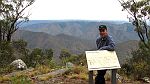 13-Laurie takes in the vista of Guy Fawkes at Misty Creek lookout